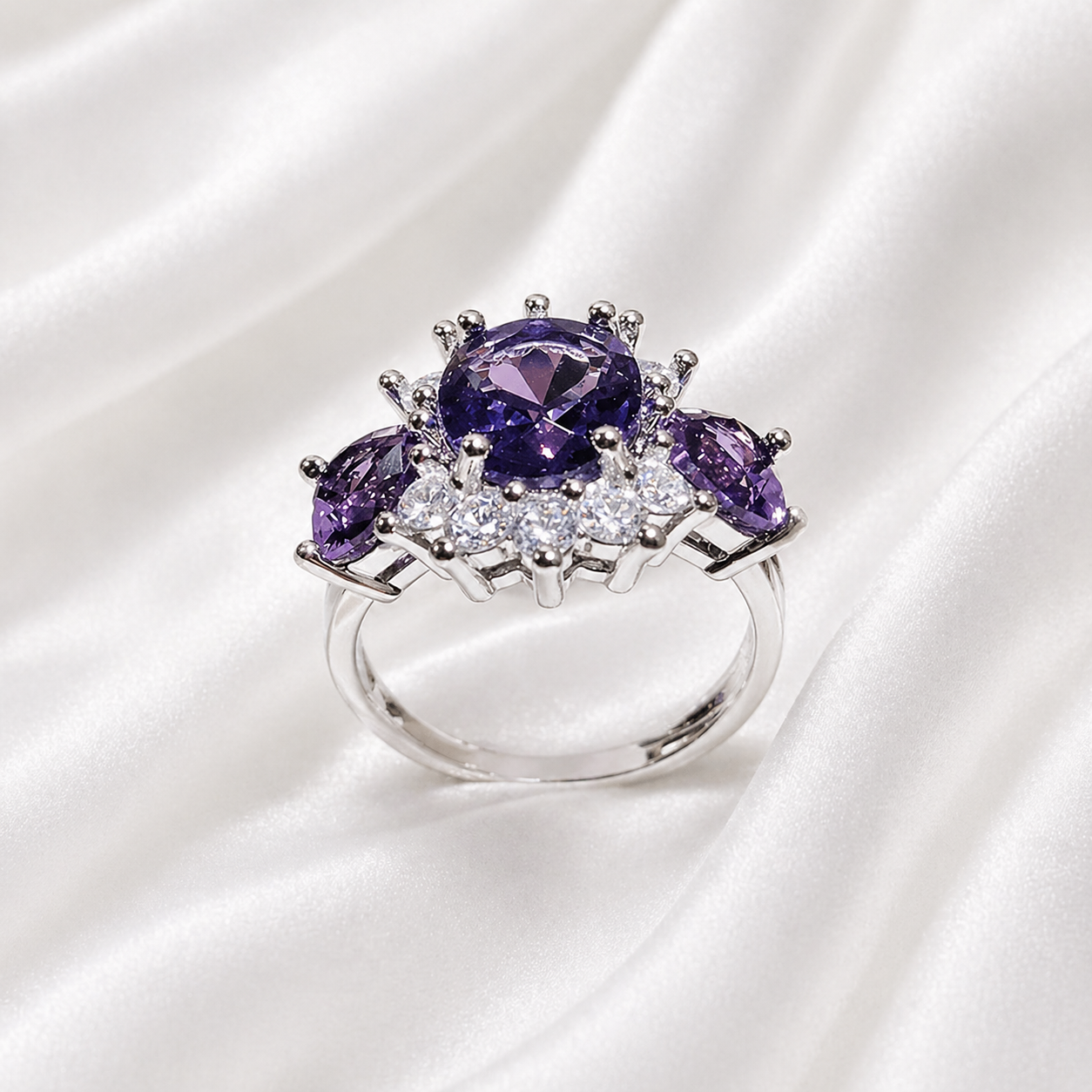 INDIGO ZIRCON RING