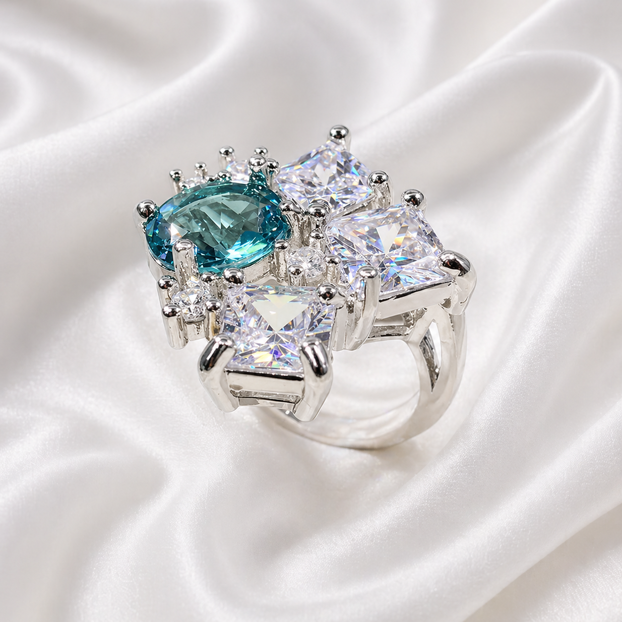 CRYSTAL PREMIER ZIRCON RING