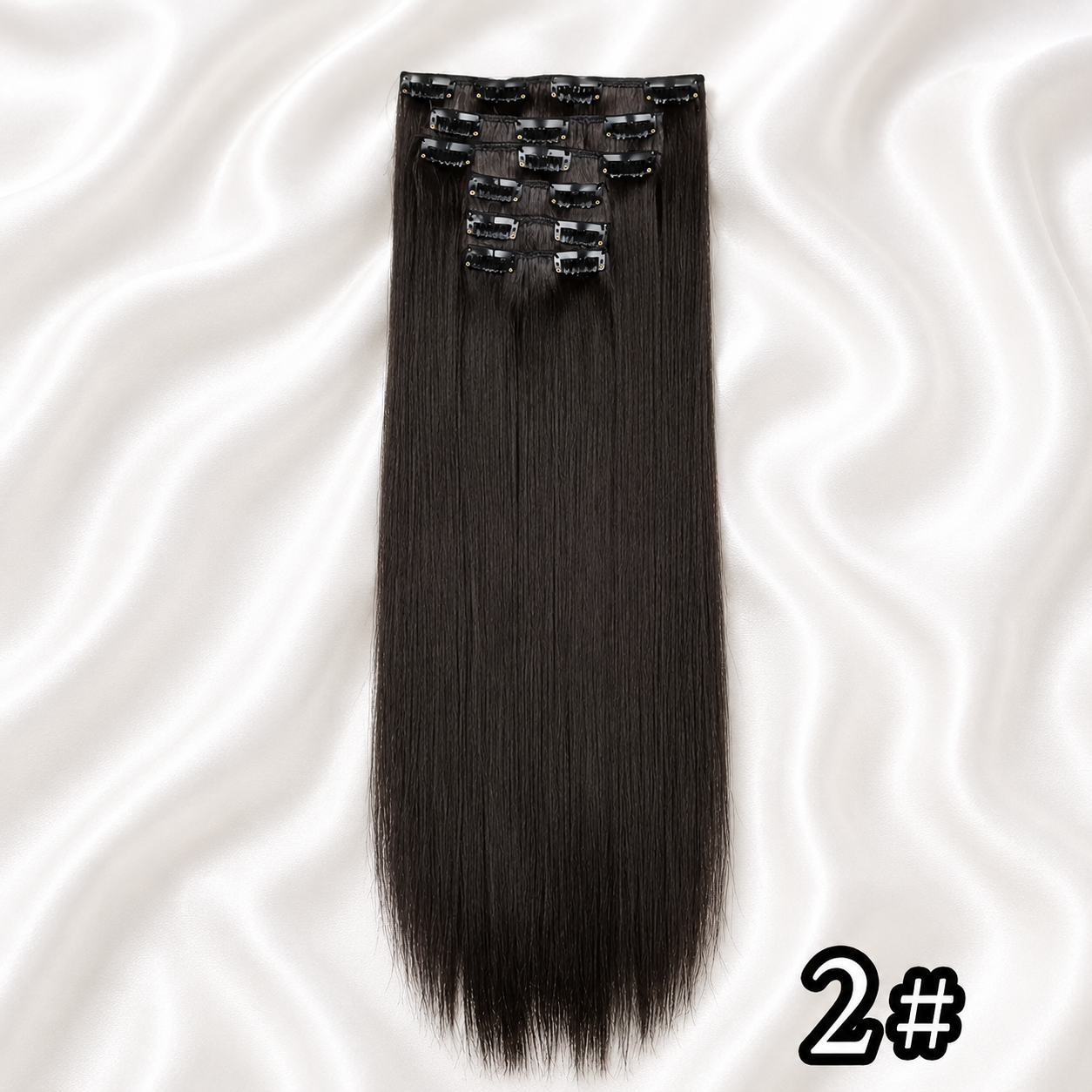 SYNTHETIC STRAIGHT HAIR EXTENSION