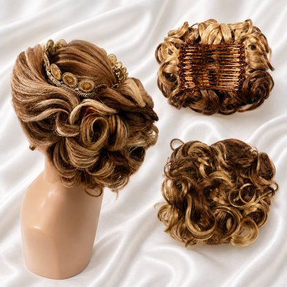 SYNTHETIC MESSY BUN WITH COMB
