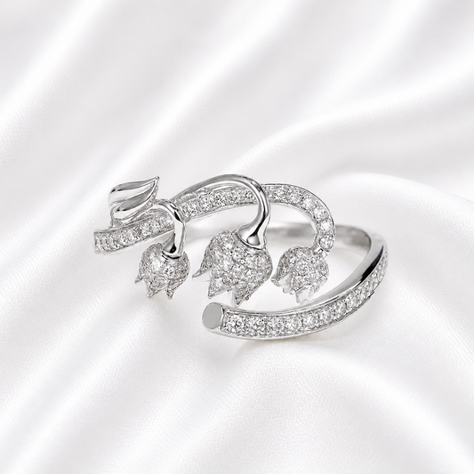 TULIP ZIRCON RING