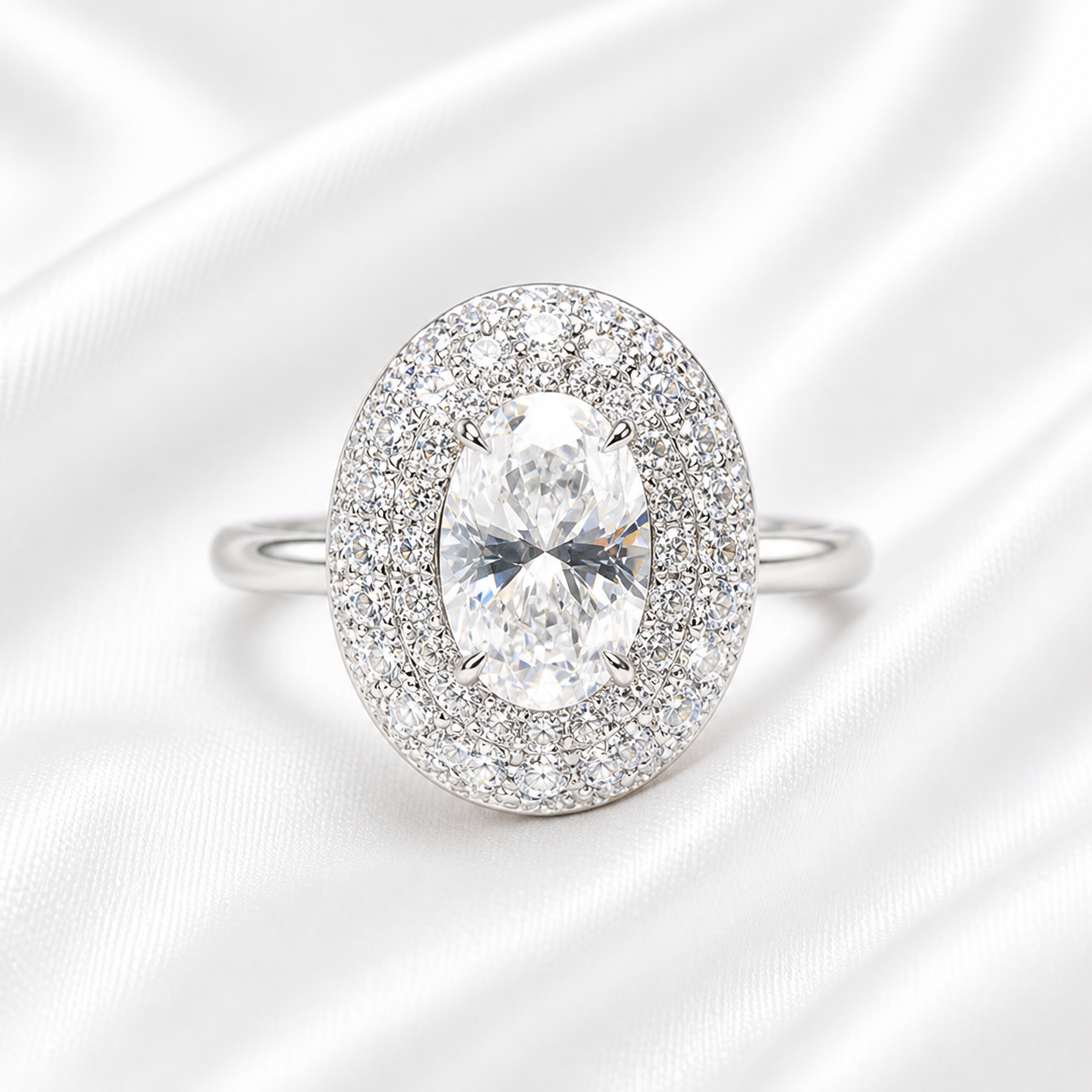 OVAL ZIRCON RING