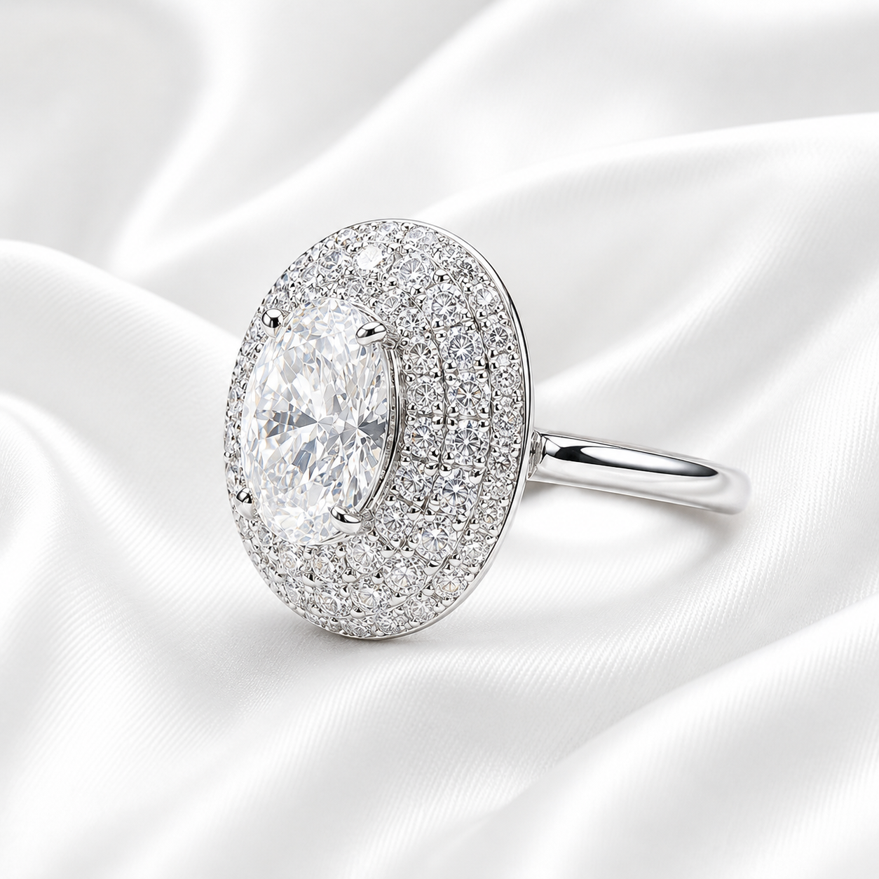 OVAL ZIRCON RING