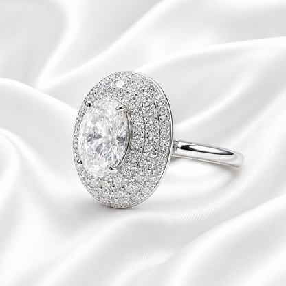 OVAL ZIRCON RING