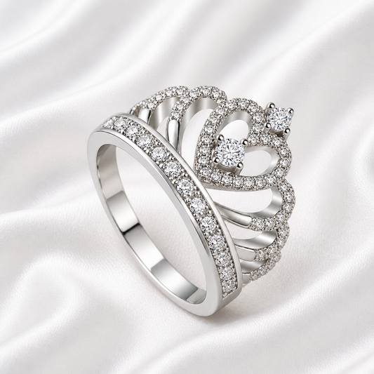 CROWN ZIRCON RING