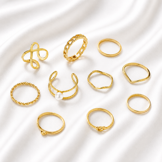 BOHEMIAN RINGS SET STYLE 3