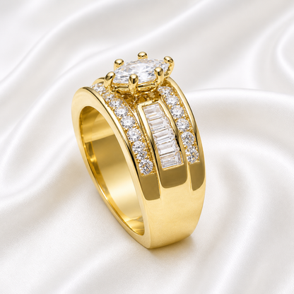 INTRICATE ZIRCON RING