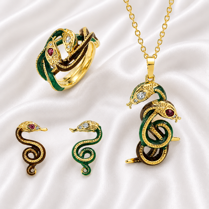 EGYPTIAN REVIVAL SNAKE SET