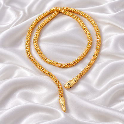 SNAKE ROPE CHAIN AND STUD