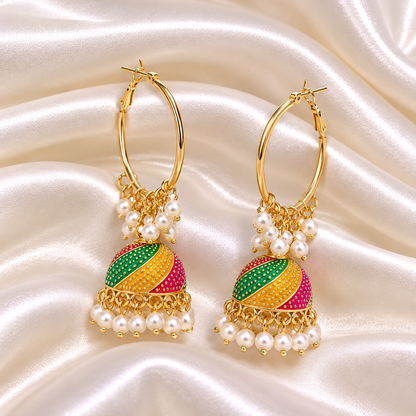 MULTICOLOR JHUMKA