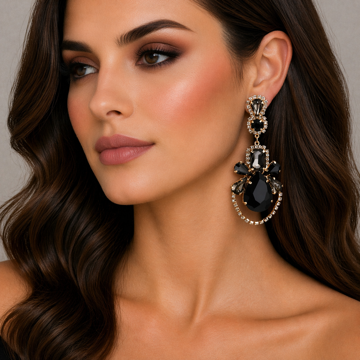 FLASH CRYSTAL EARRINGS