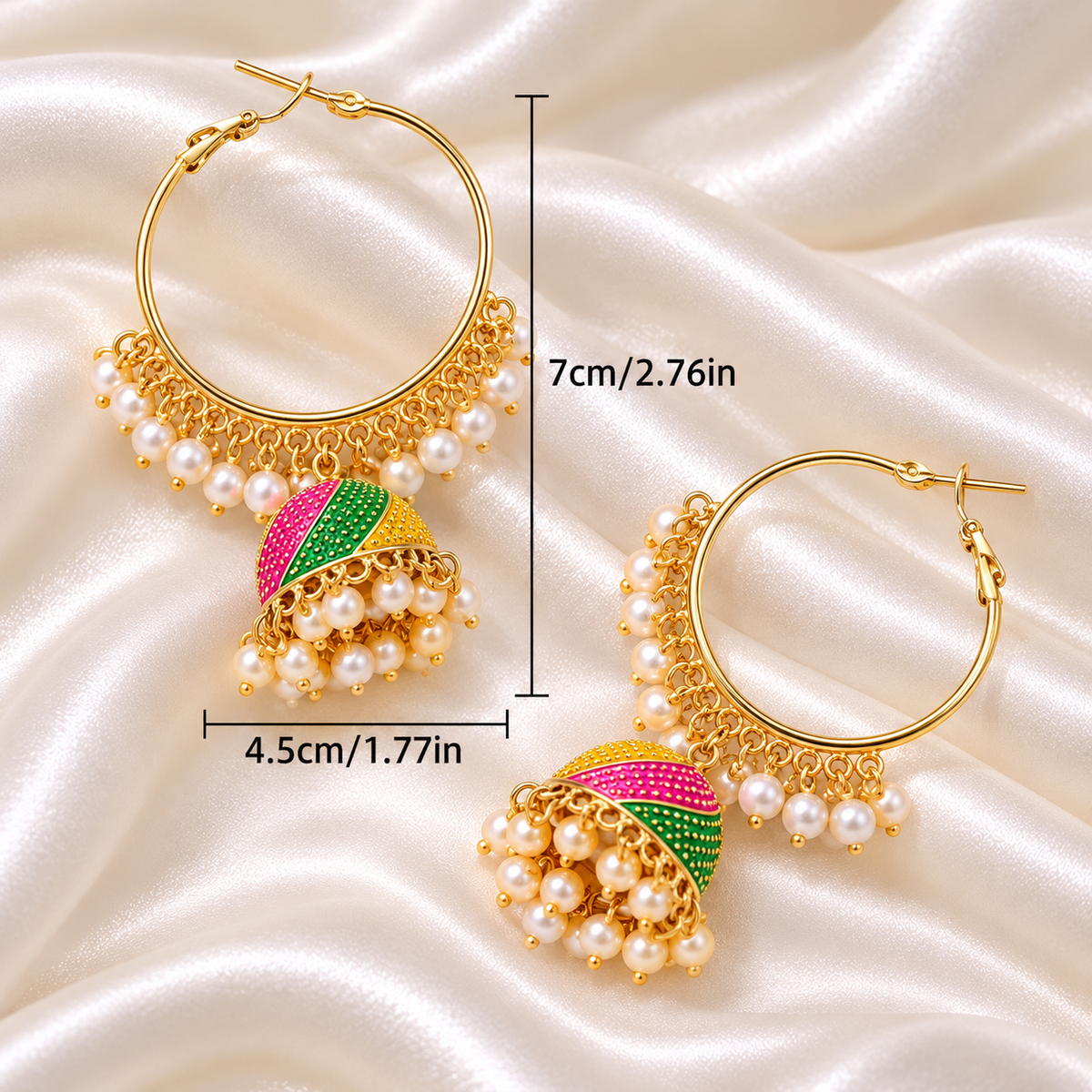 MULTICOLOR JHUMKA