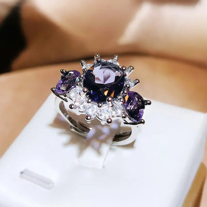 INDIGO ZIRCON RING
