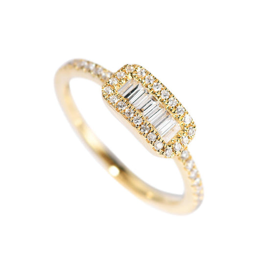 FROND ZIRCON RING