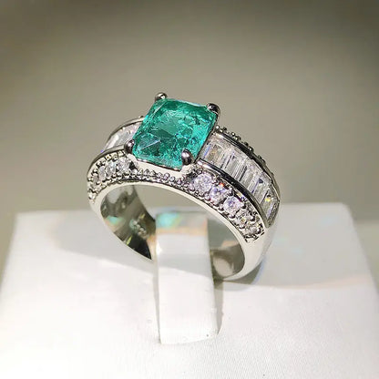 PARAIBA ZIRCON RING