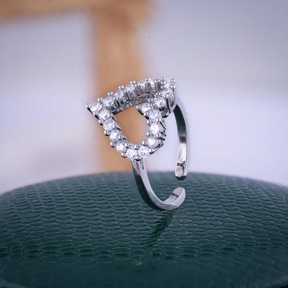 HOLLOW HEART RING