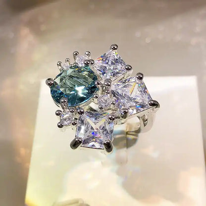 CRYSTAL PREMIER ZIRCON RING