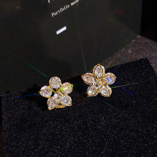 GEM ZIRCON EARRINGS