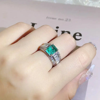 PARAIBA ZIRCON RING