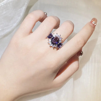 INDIGO ZIRCON RING