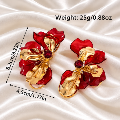 RUBY BLOOM EARRINGS