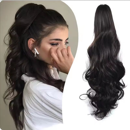 CLAW WAVY PONYTAIL