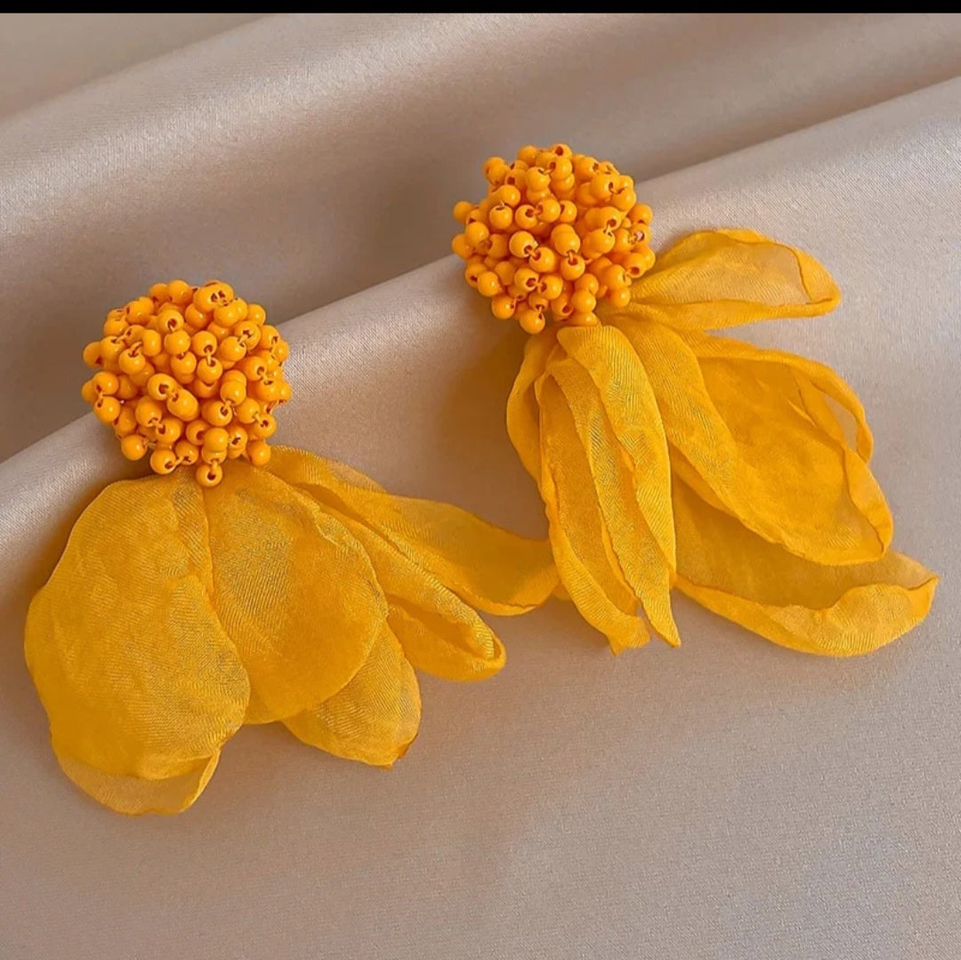 SUNFLOWER EARRINGS