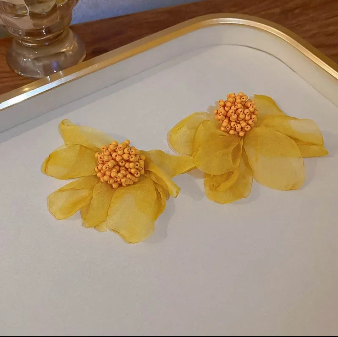 SUNFLOWER EARRINGS