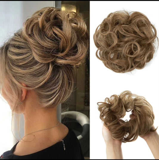 SYNTHETIC MESSY BUN SCRUNCHY