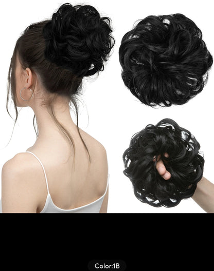 SYNTHETIC MESSY BUN SCRUNCHY