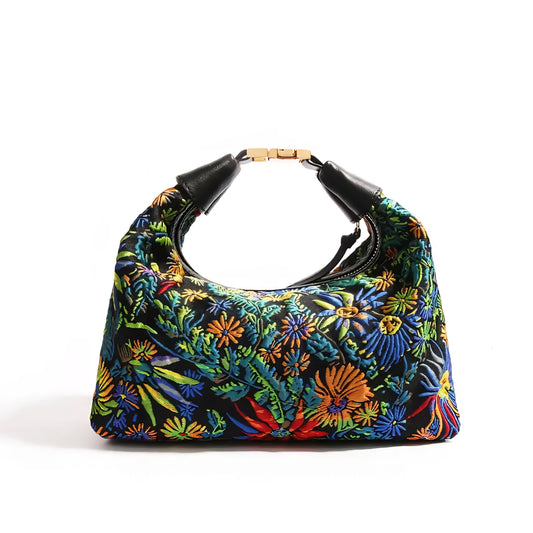 PEACOCK EMBROIDED BAG