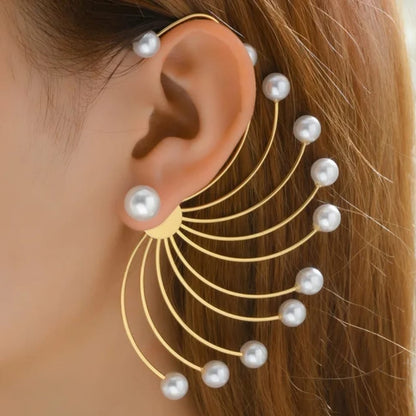 PEARL FANBURST EARRINGS