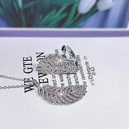 FEATHER ZIRCON SET