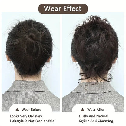 SYNTHETIC MESSY CURLY CLAW BUN