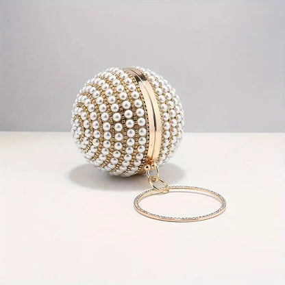 PEARL RHINESTONE BALL