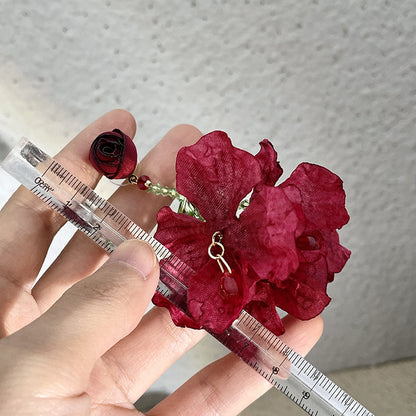 BURNING ROSE EARRINGS