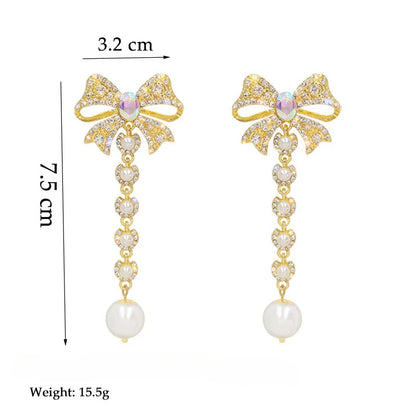KOREAN BOW KNOT EARRINGS