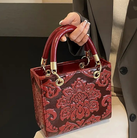 VINATGE EMBOSSED BAG
