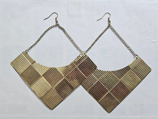 DIAMOND CUBAN EARRINGS