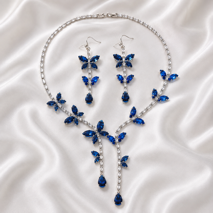 BLUE BUTTERFLY ZIRCON SET