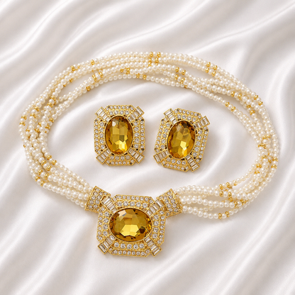 FRENCH STYLE PEARL SET