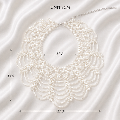 LUXURY PERAL WHITE NECKLACE