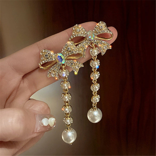 KOREAN BOW KNOT EARRINGS