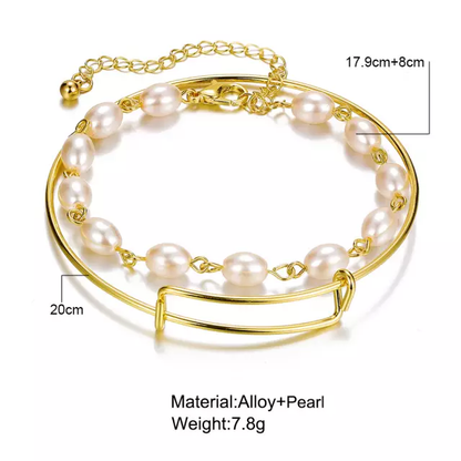 RETRO BAROQUE PEARL BRACELET