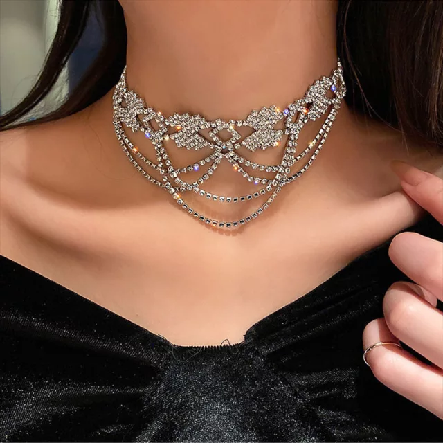 CRYSTAL CHOKER NECKLACE