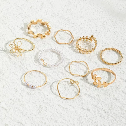 BOHEMIAN RINGS SET STYLE 7