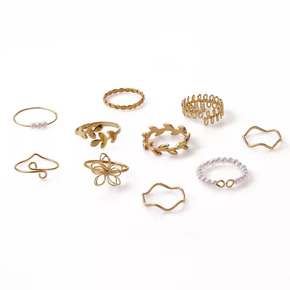 BOHEMIAN RINGS SET STYLE 7