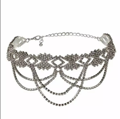 CRYSTAL CHOKER NECKLACE