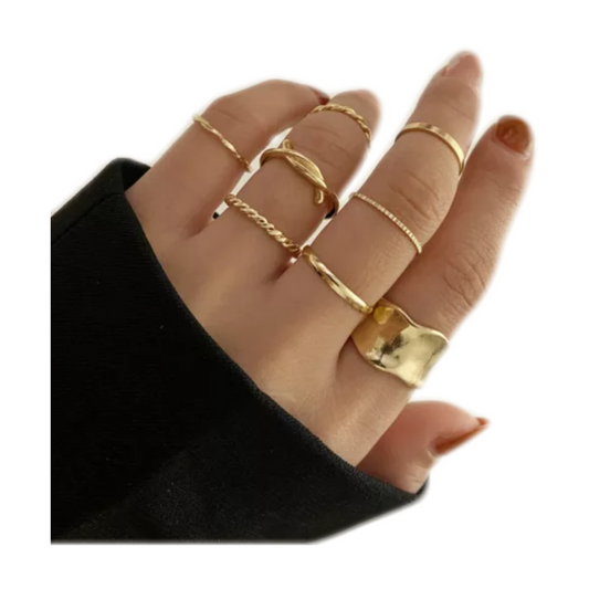 BOHEMIAN RINGS SET STYLE 2