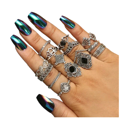 BOHEMIAN RINGS SET STYLE 1